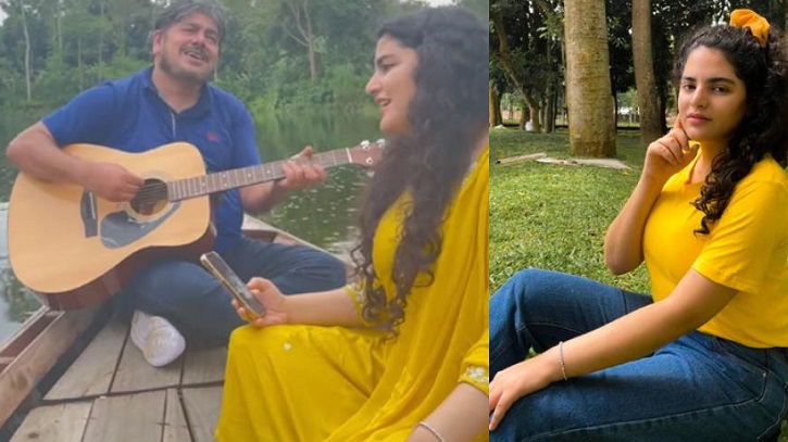 মেয়ের সঙ্গে নাঈমের গান, মুগ্ধ শ্রোতারা