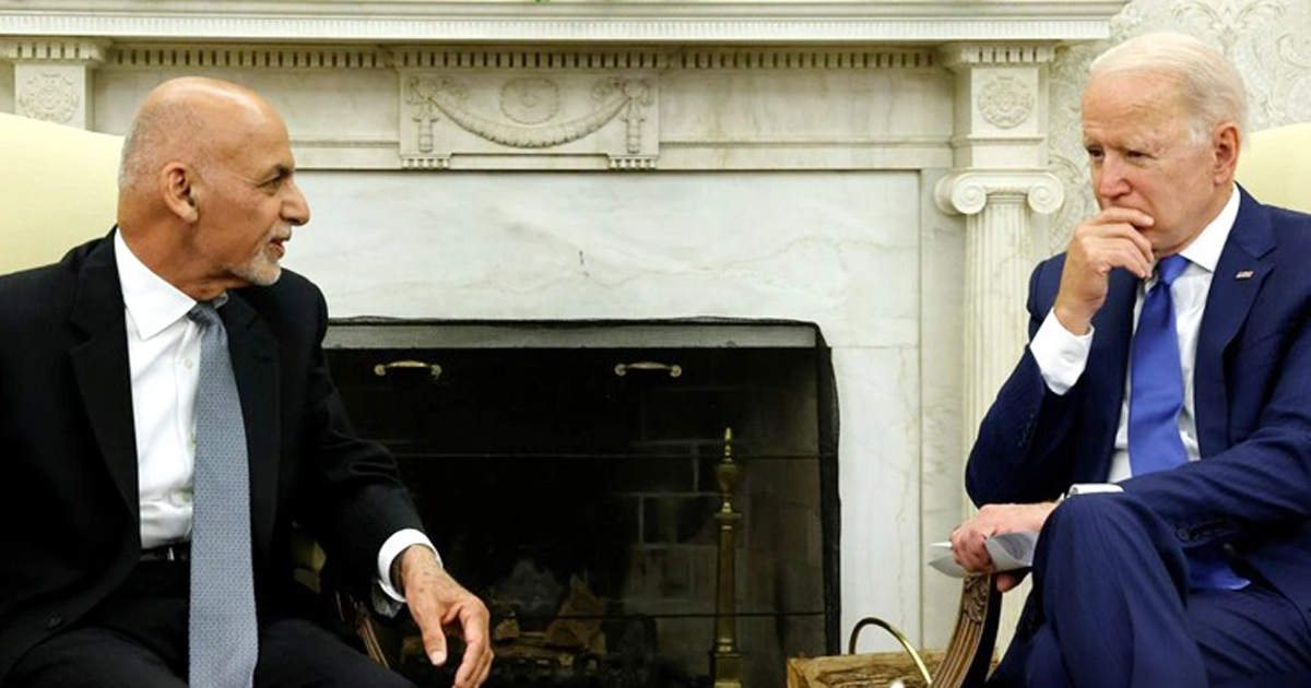 আকাশপথে গনিকে সহযোগিতার আশ্বাস দিয়েছিলেন বাইডেন