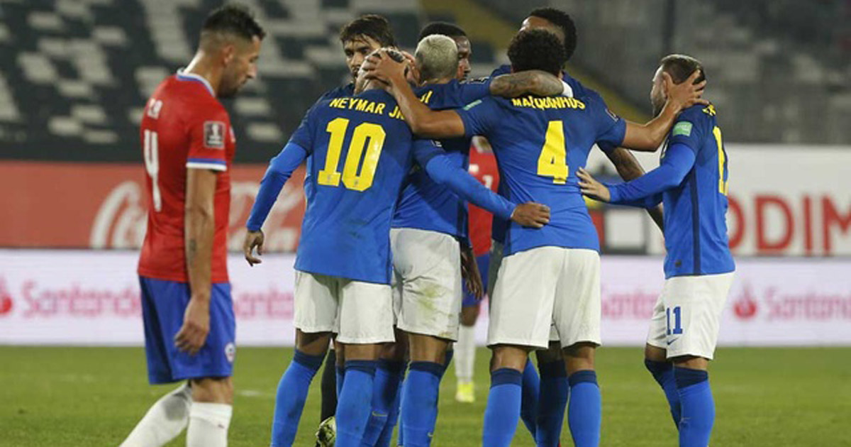 চিলির বিপক্ষে কষ্টের জয় ব্রাজিলের