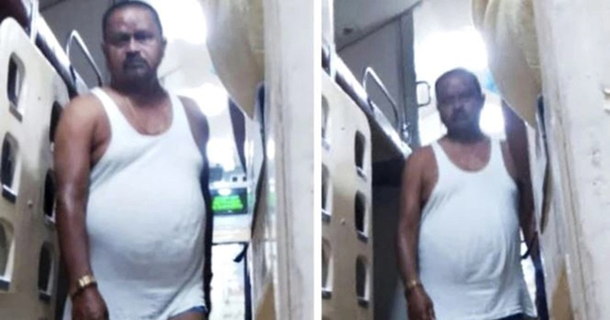 শুধু অন্তর্বাসে ট্রেনে ঘুরে বেড়ালেন বিধায়ক