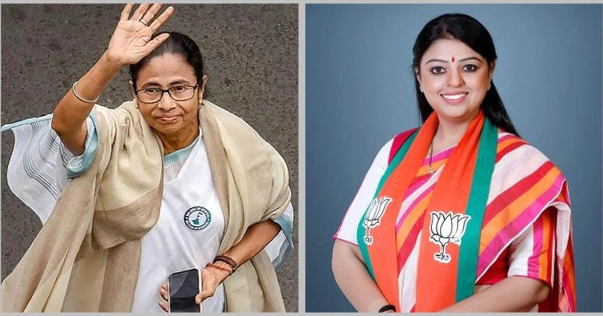 মমতার প্রতিদ্বন্দ্বী বিজেপির প্রিয়াঙ্কা