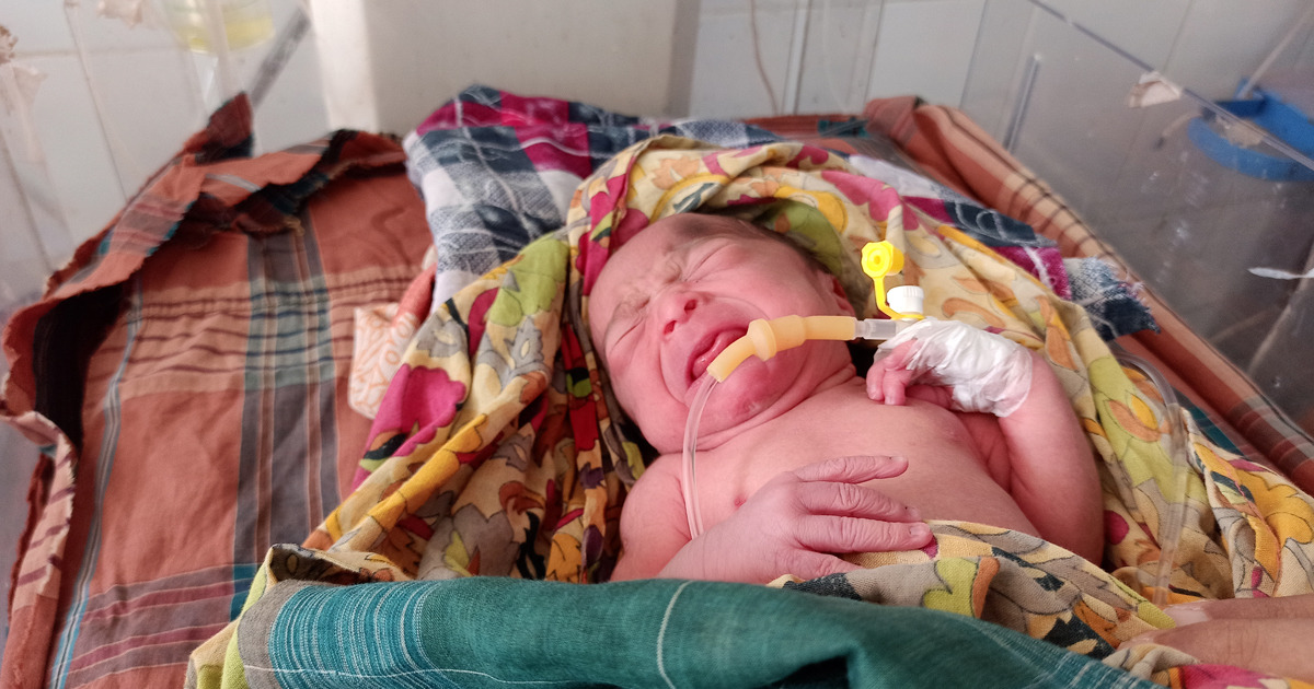 ধানক্ষেতে ফেলে দেওয়া নবজাতকের পরিচয় মিলেছে