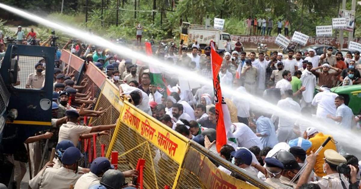 ভারতের হরিয়ানায় আবার কৃষক-পুলিশ সংঘর্ষ