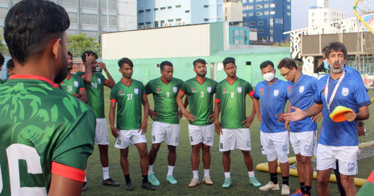 বাংলাদেশ ক্লান্ত নয় বরং পরিশ্রমী দল : মালদ্বীপ কোচ