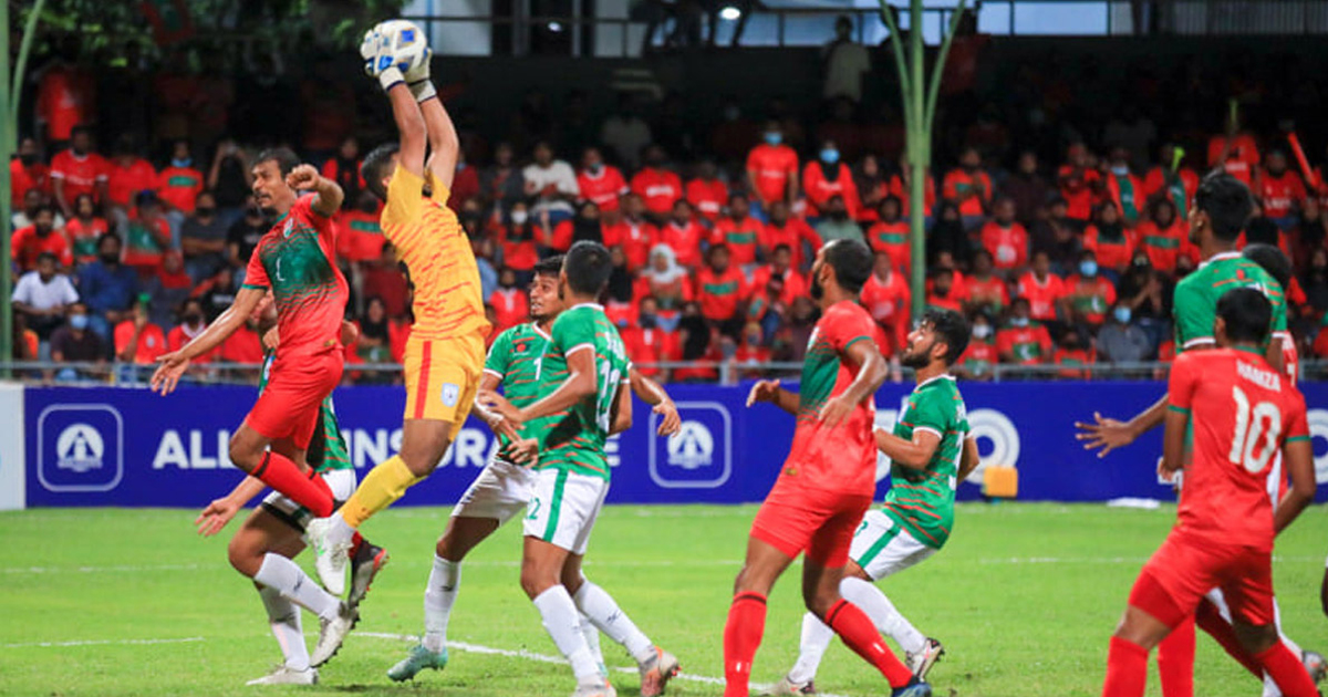 মালদ্বীপের কাছে ২-০ গোলে হার বাংলাদেশের