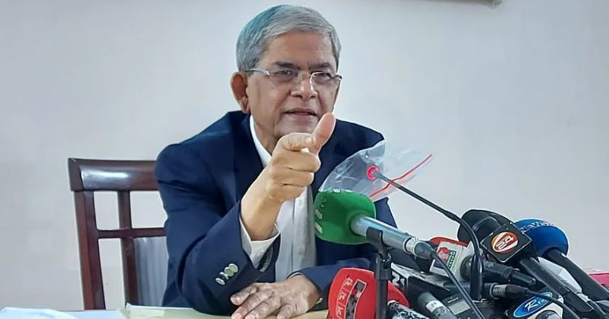 কুমিল্লার ঘটনা দেশের ভাবমূর্তি বিনষ্ট করেছে : ফখরুল