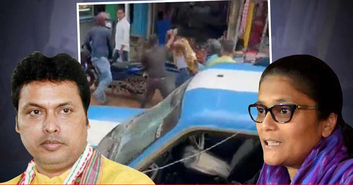 বিজেপির বিপ্লব দেবকে নপুংসক বললেন তৃণমূলের সুস্মিতা