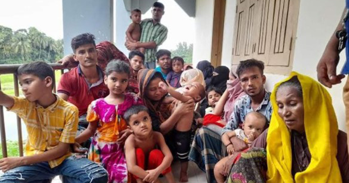 সুবর্ণচরে ১২ শিশুসহ ২৫ রোহিঙ্গা আটক