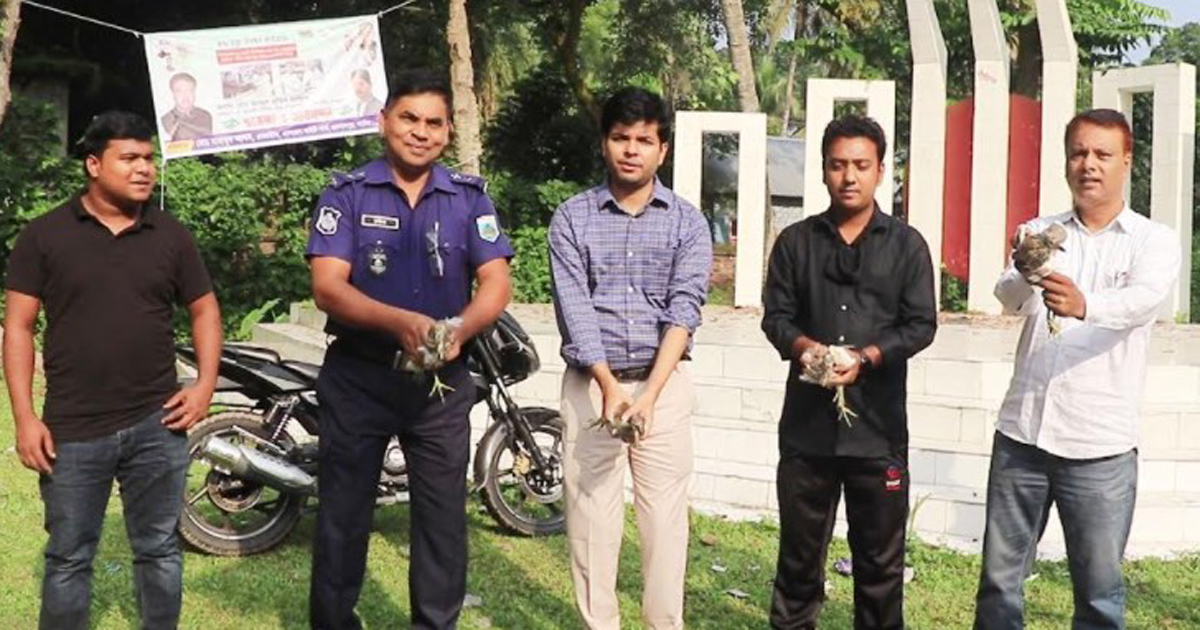 পাখিপ্রেমী ইউএনও তমাল হোসেন