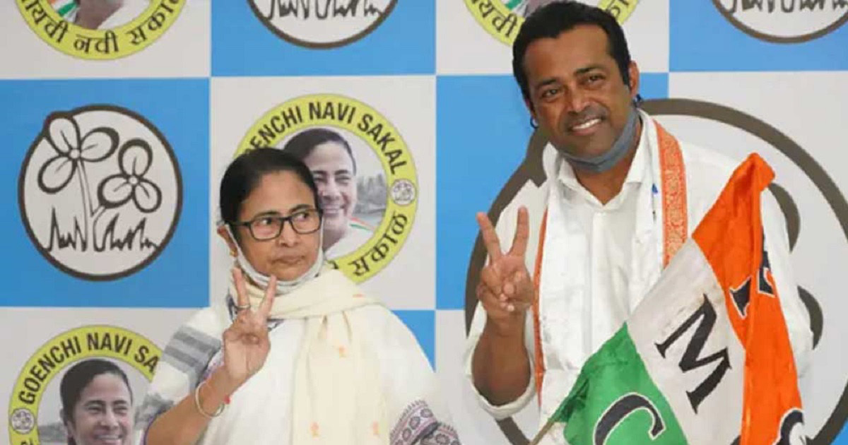 গোয়া সফরে মমতা : তৃণমূলে যোগ দিলেন লিয়েন্ডার-নাফিসা