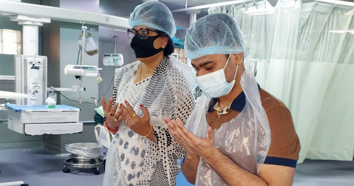 সংকটাপন্ন রওশনকে দেখতে গেলেন বিদিশা