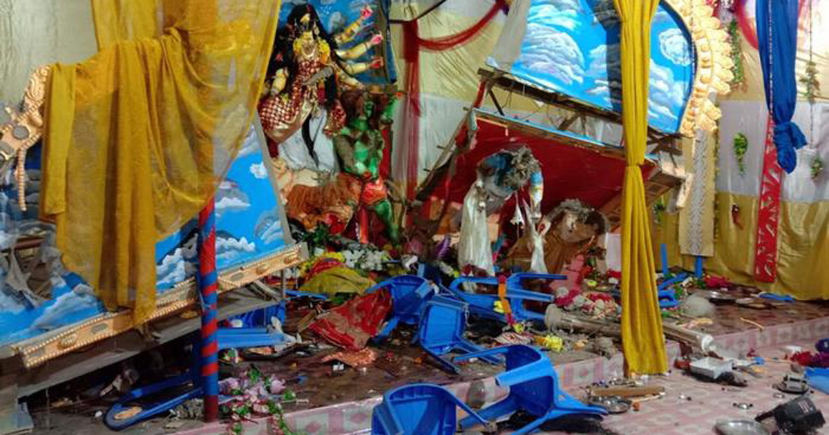 উলিপুরে মন্দির ভাঙচুরের মামলায় পুরুষশূন্য ১০ গ্রাম