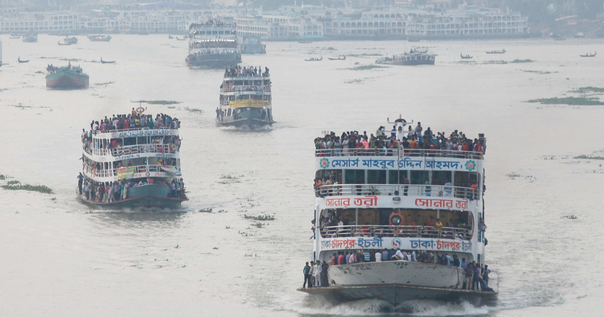 লঞ্চ ভাড়া বাড়ল প্রতি কিলোমিটারে ৬০ পয়সা