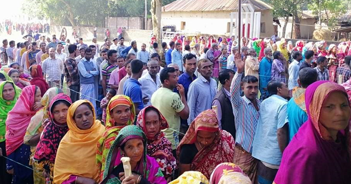 রংপুরের ১৮ ইউপিতে চলছে ভোটগ্রহণ