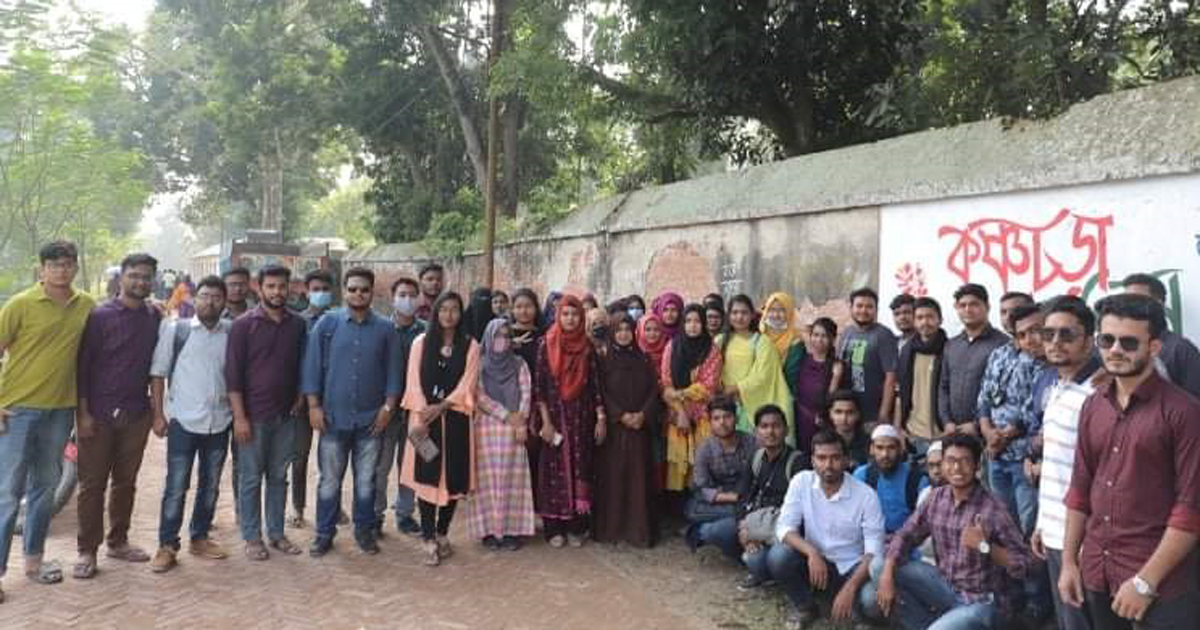 ভাসানী বিশ্ববিদ্যালয়ে কৃষ্ণচূড়া লেনের উদ্বোধন