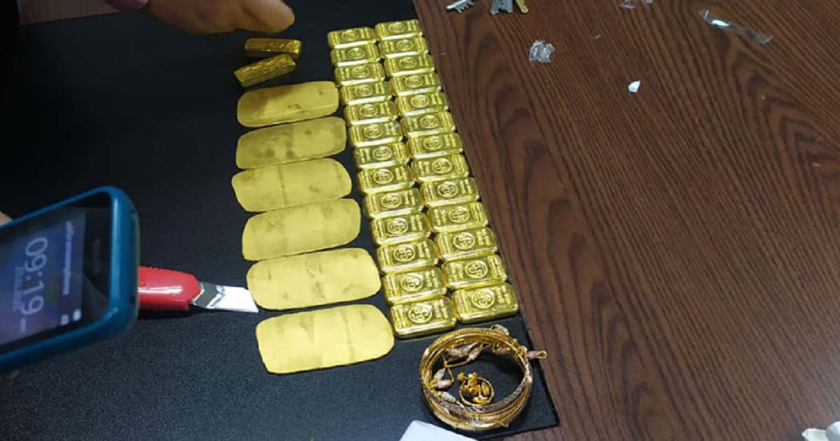 শাহ আমানতে যাত্রীর কাছ থেকে স্বর্ণ উদ্ধার