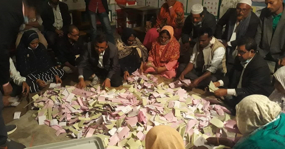 টাঙ্গাইলে ভোটগ্রহণ শেষ, চলছে গণনা