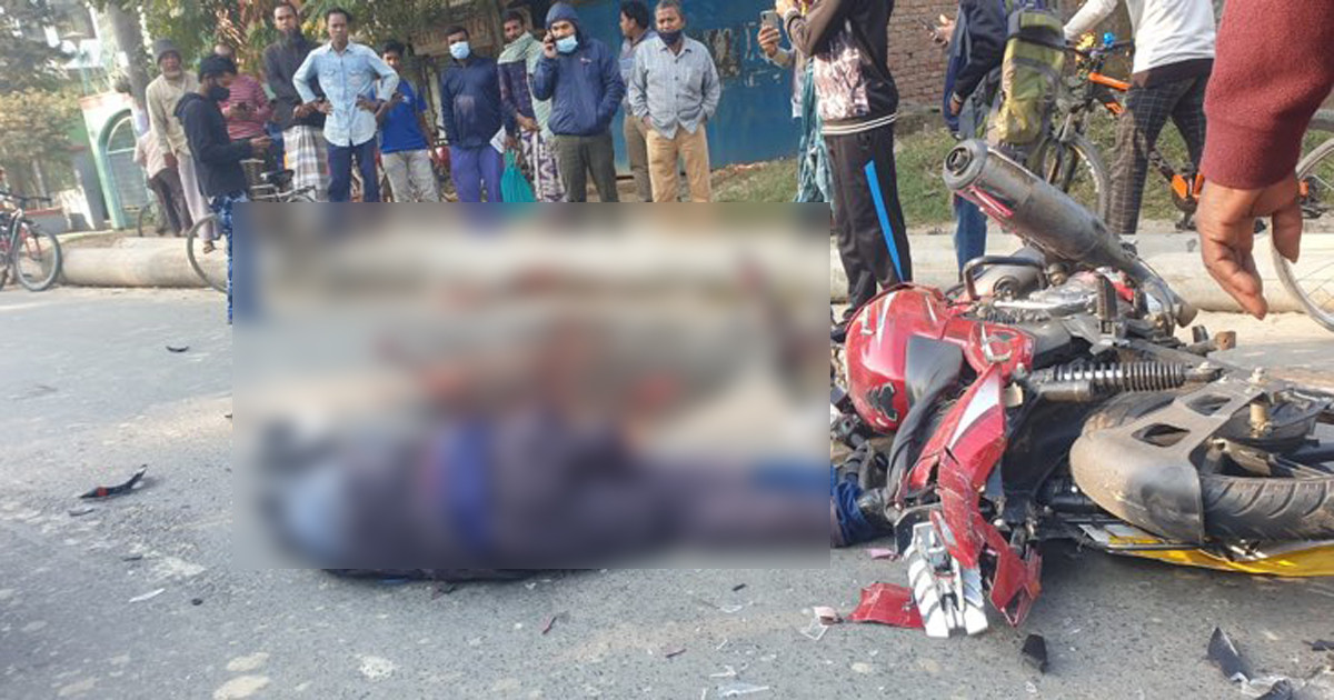 বিআরটিসির বাসচাপায় প্রাণ গেল বাবা-ছেলের