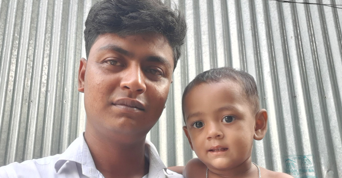 মা-বাবা ও স্ত্রীর পর সন্তানকেও হারালেন রুবেল