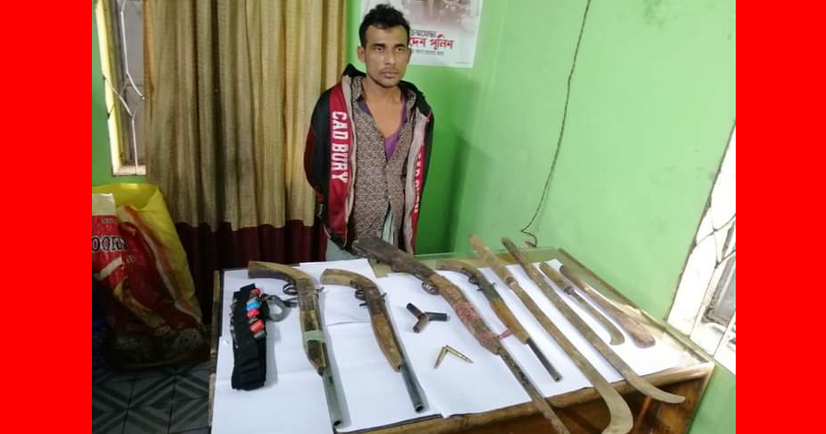 যুবলীগ নেতা হত্যায় জড়িত আসামি অস্ত্রসহ গ্রেফতার