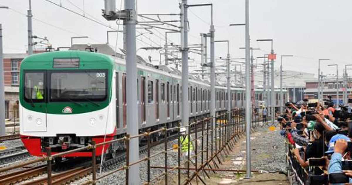 উত্তরা-আগারগাঁও পরীক্ষামূলক চলবে মেট্রোরেল