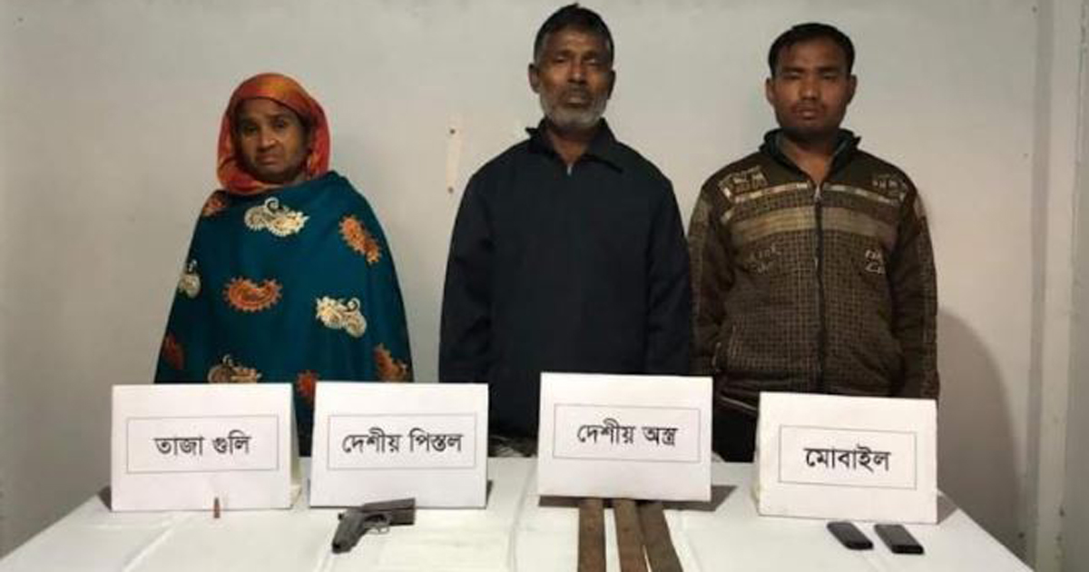 রংপুরে এক নারীসহ ৩ অপহরণকারীকে গ্রেফতার