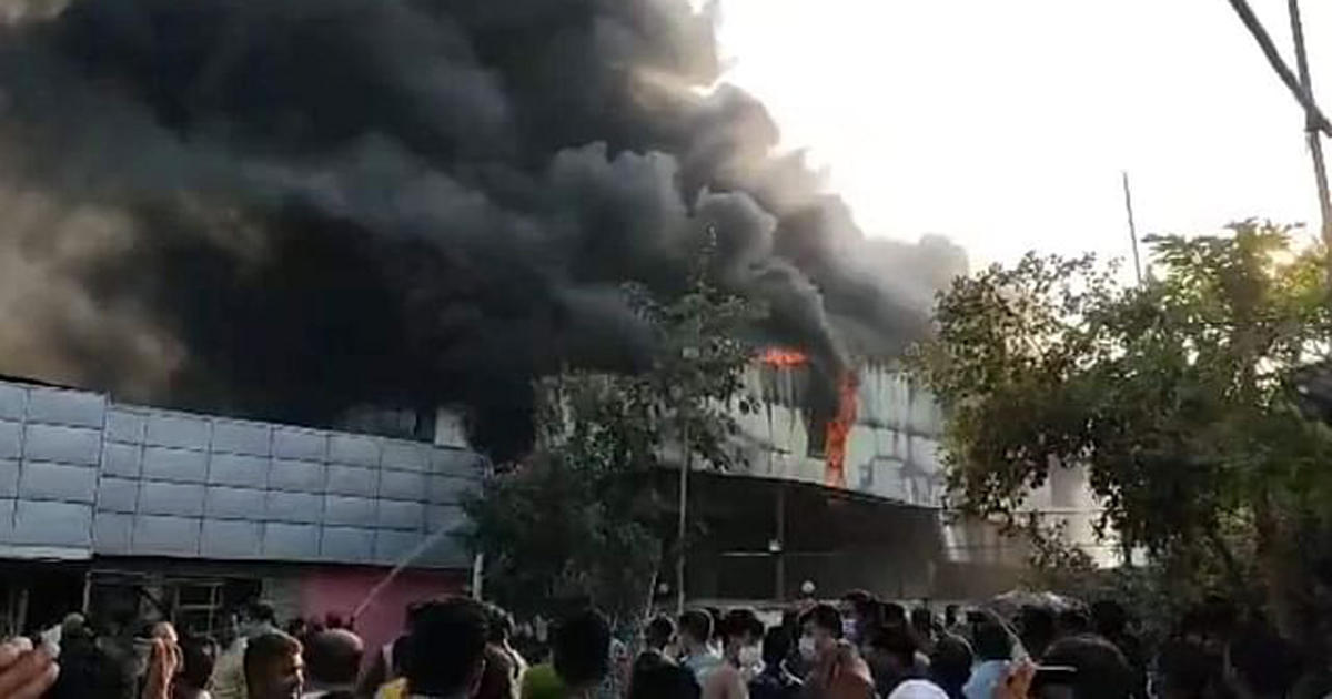 Fire ravages furniture market in Chattogram