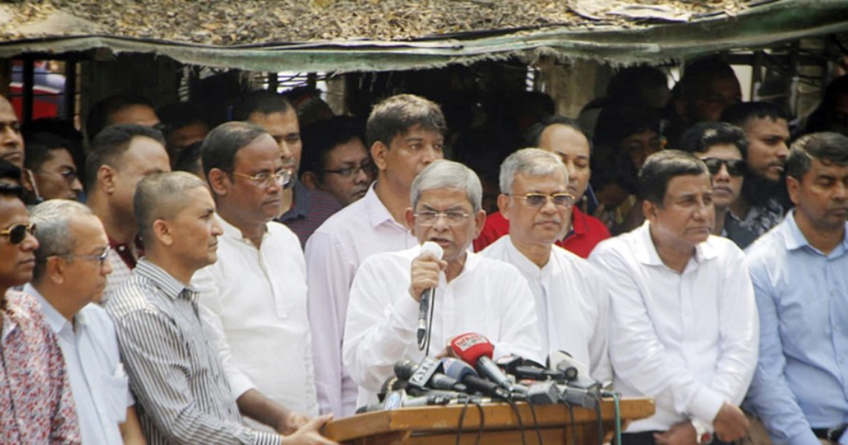 এই সরকারের বাজারের ওপর কোনো নিয়ন্ত্রণ নেই: ফখরুল