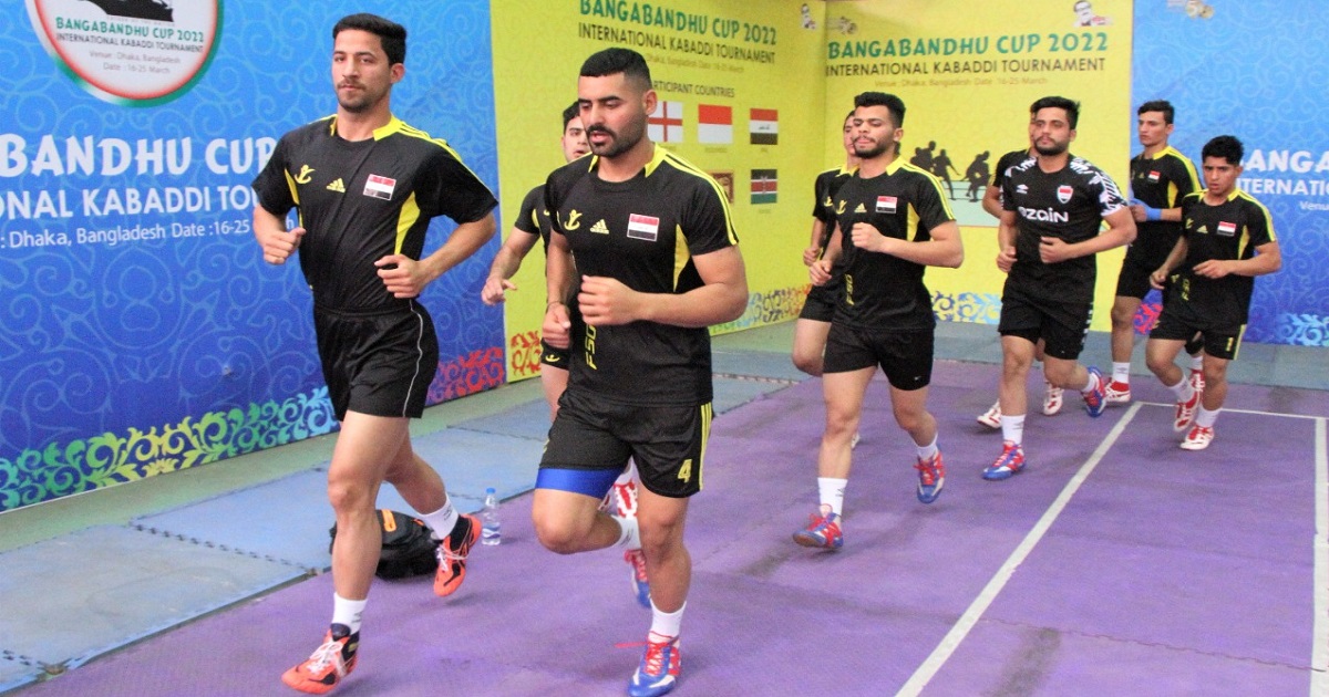 বঙ্গবন্ধু আন্তর্জাতিক কাবাডি খেলতে ঢাকায় ইরাকি দল