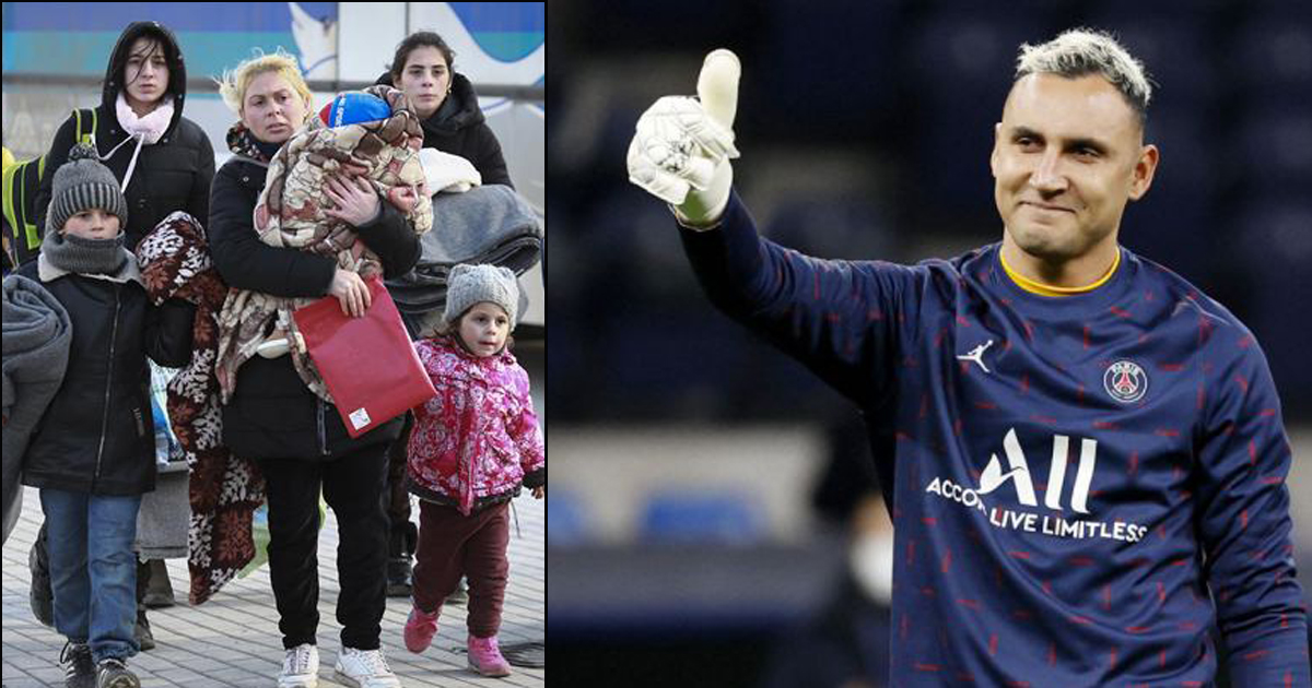 ইউক্রেন শরণার্থীদের আশ্রয় দিয়ে প্রশংসা কুড়ালেন ফুটবলার