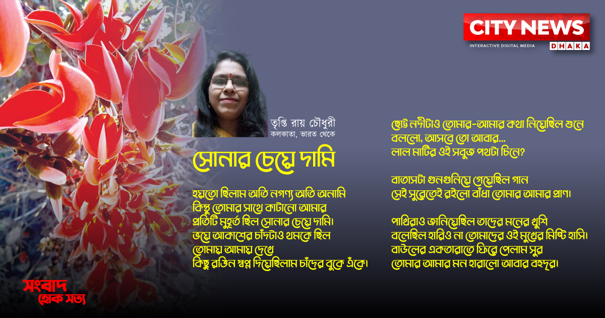 সোনার চেয়ে দামি