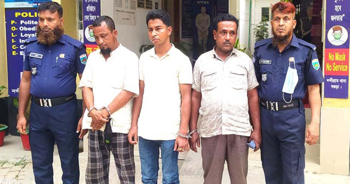 বগুড়ায় ধর্ষণ মামলায় গ্রেফতার ৩