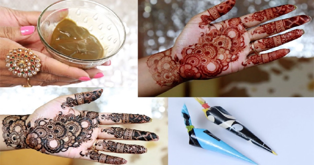ত্বকের কোনো ক্ষতি করবে না ঘরে তৈরি কোণ মেহেদী
