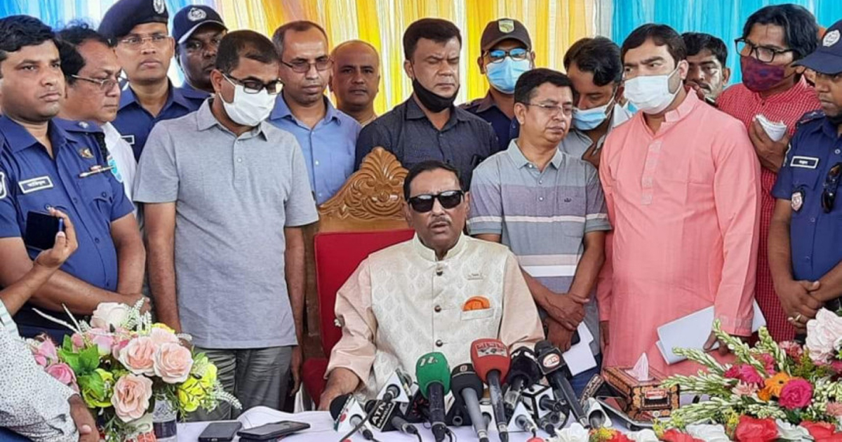 ইউক্রেনে যুদ্ধের কারণে সয়াবিন তেলের দাম বেড়েছে: ওবায়দুল কাদের