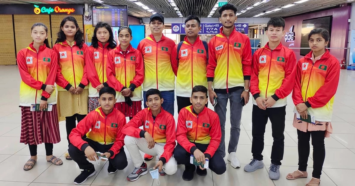 মালদ্বীপের উদ্দেশ্যে দেশ ছেড়েছে  টিটি খেলোয়াড়রা