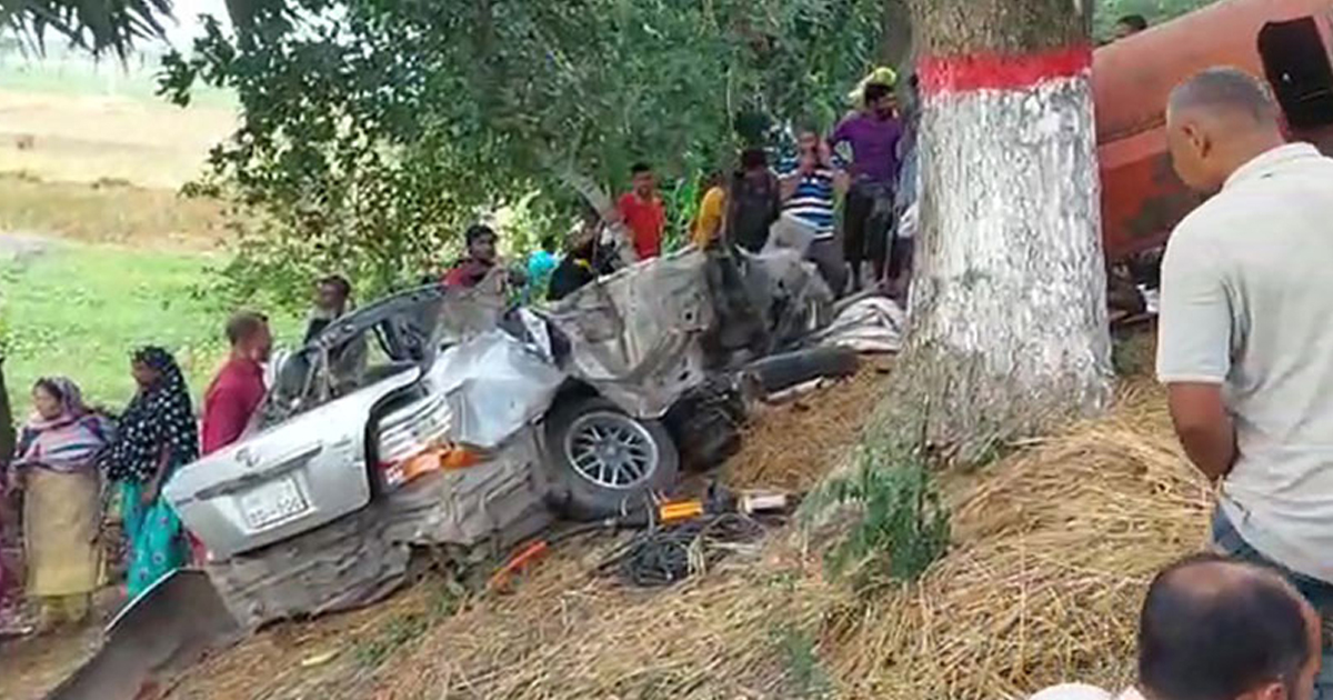 গোপালগ‌ঞ্জে বাস-প্রাই‌ভেটকা‌র সংঘর্ষ, নিহত ৭