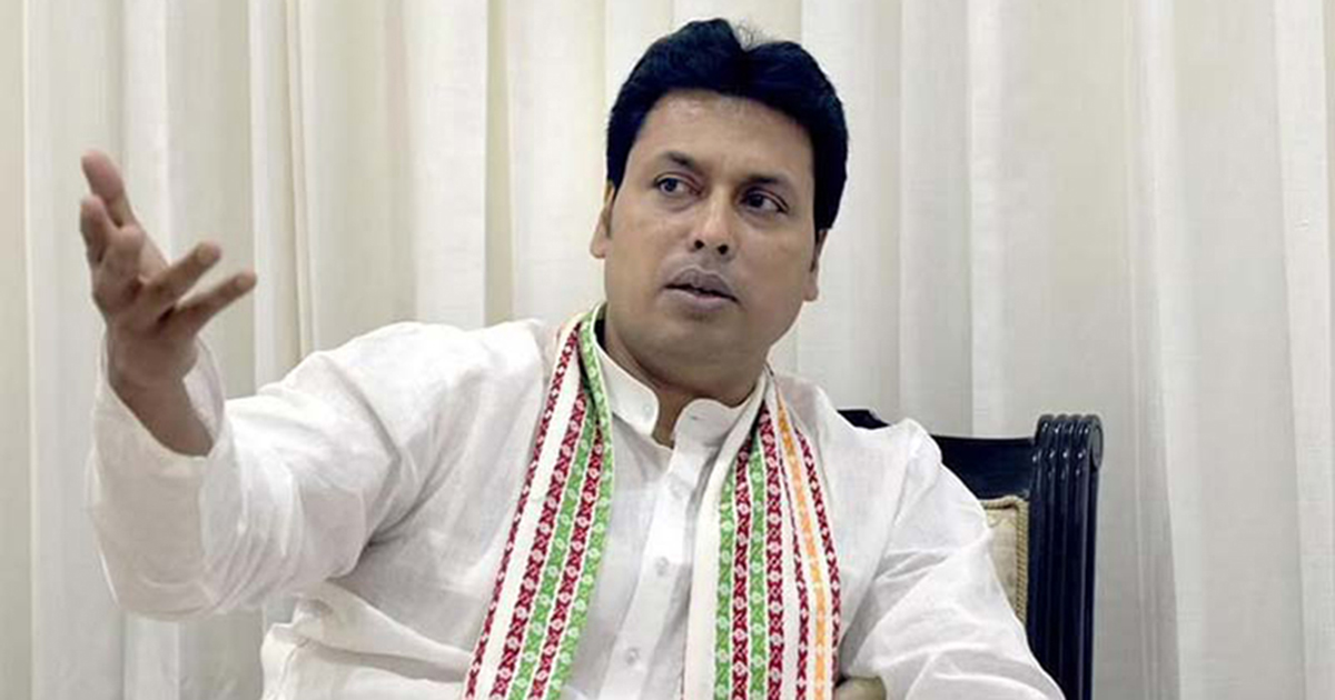 পদত্যাগ করেছেন ত্রিপুরার মুখ্যমন্ত্রী বিপ্লব দেব