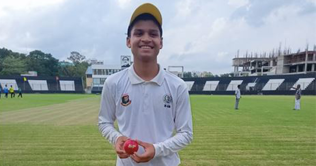 স্কুল ক্রিকেটে সাব্বিরের ৬ উইকেট