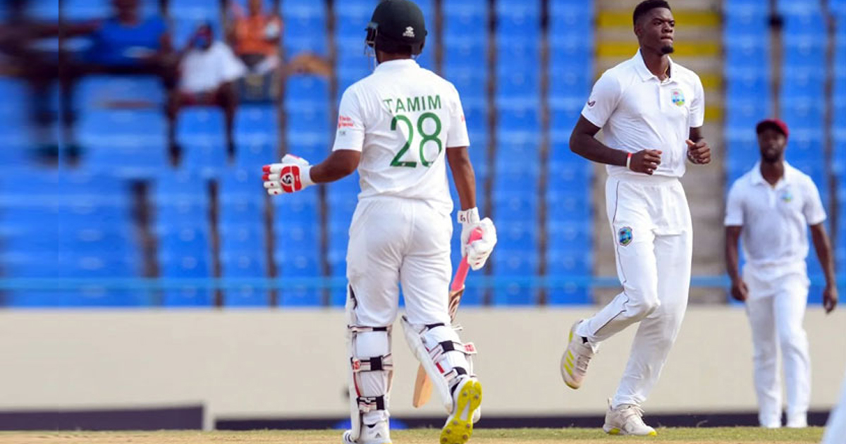 ২৬৫ রানে থেমে টাইগার সিবিরে জোসেফের হানা