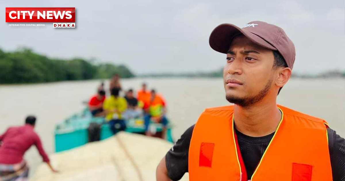 ত্রাণ নিয়ে মানুষের ঘরে ঘরে তাসরিফ খান