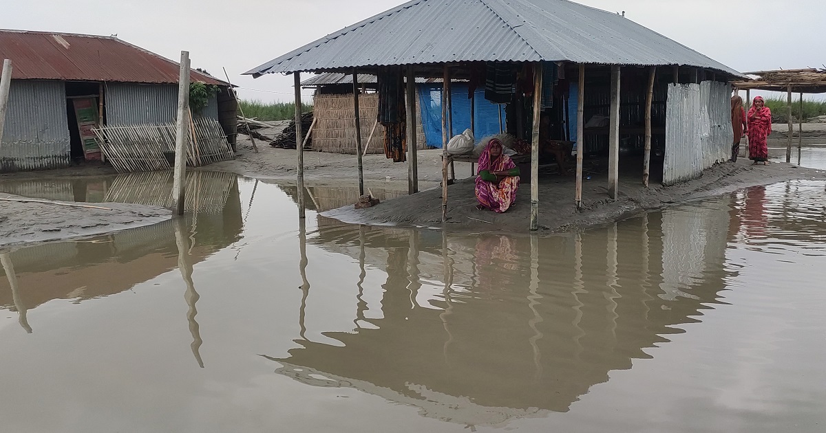 কুড়িগ্রামে নিম্নাঞ্চল প্লাবিত, ফের ভোগান্তির মুখে চরবাসী