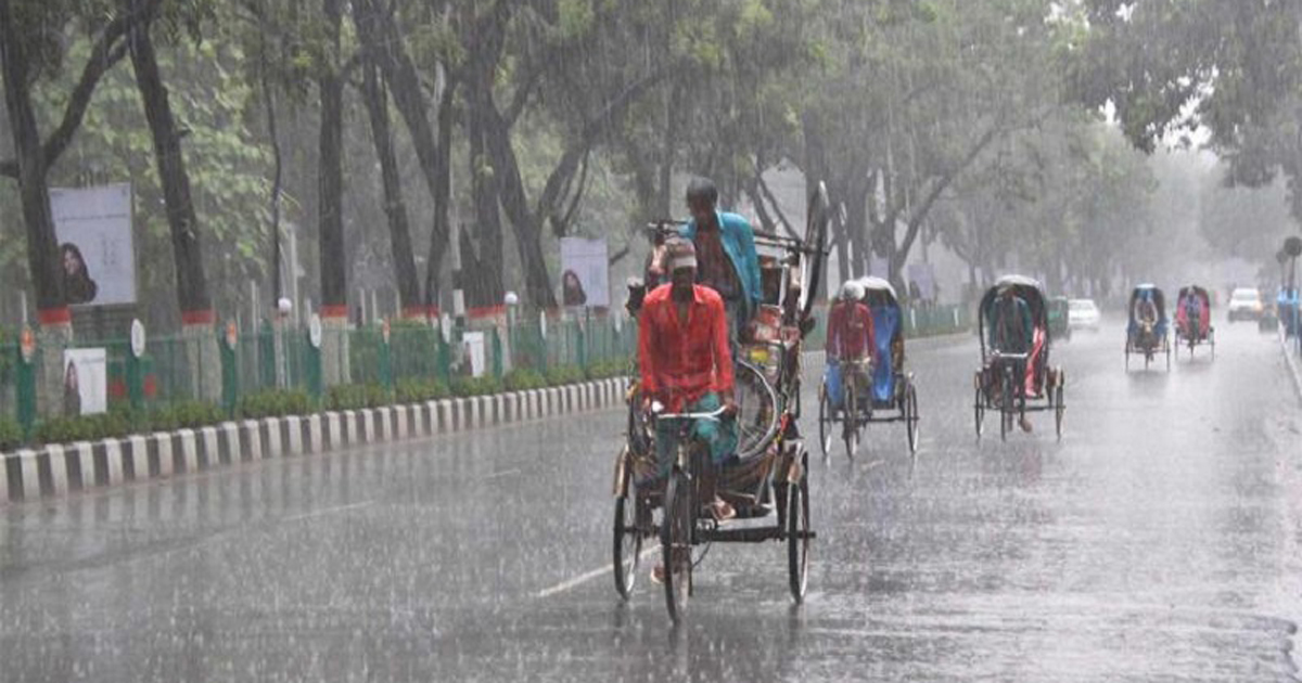 তীব্র গরমের পর স্বস্তির বৃষ্টি