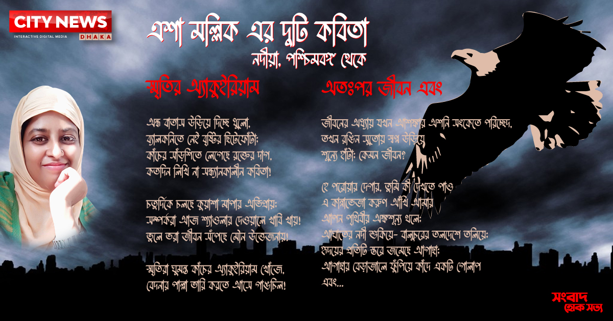 স্মৃতির অ্যাকুইরিয়াম ও অতঃপর জীবন এবং