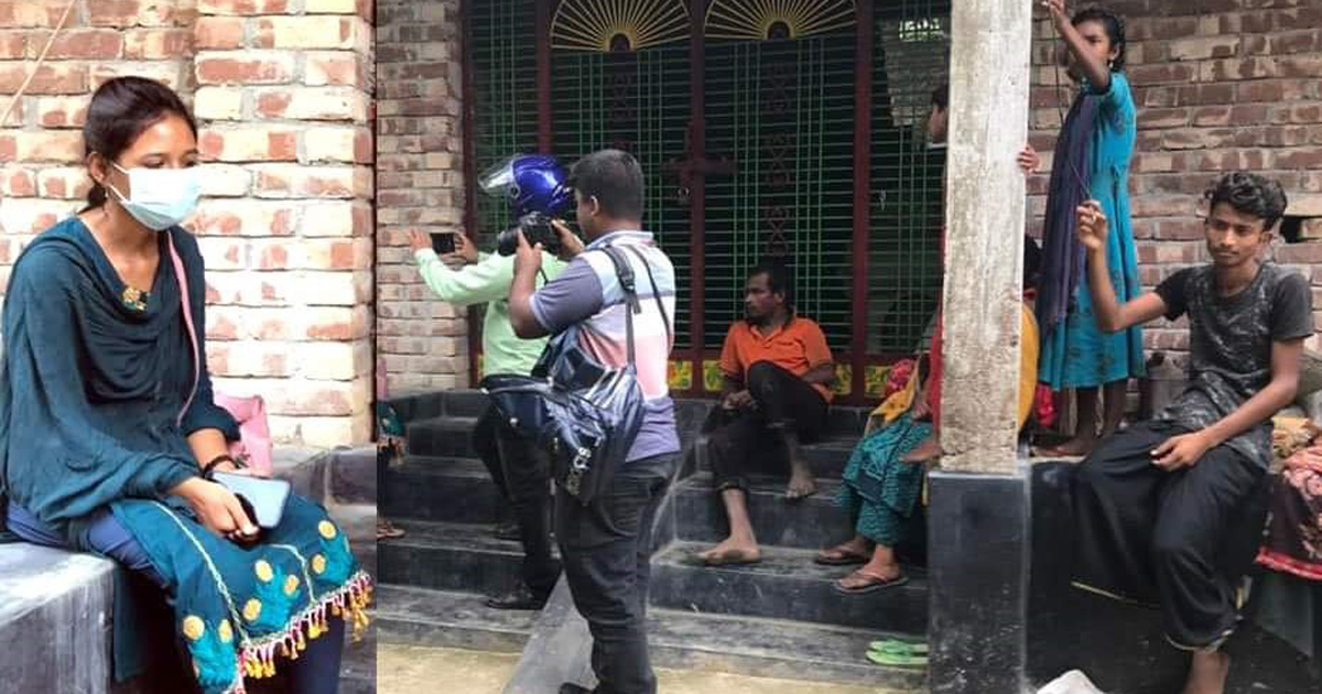 বিয়ের দাবিতে হিন্দু প্রেমিকের বাড়িতে মুসলিম তরুণী