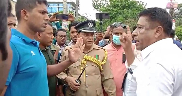 বরগুনা থেকে সেই পুলিশ কর্মকর্তাকে প্রত্যাহার