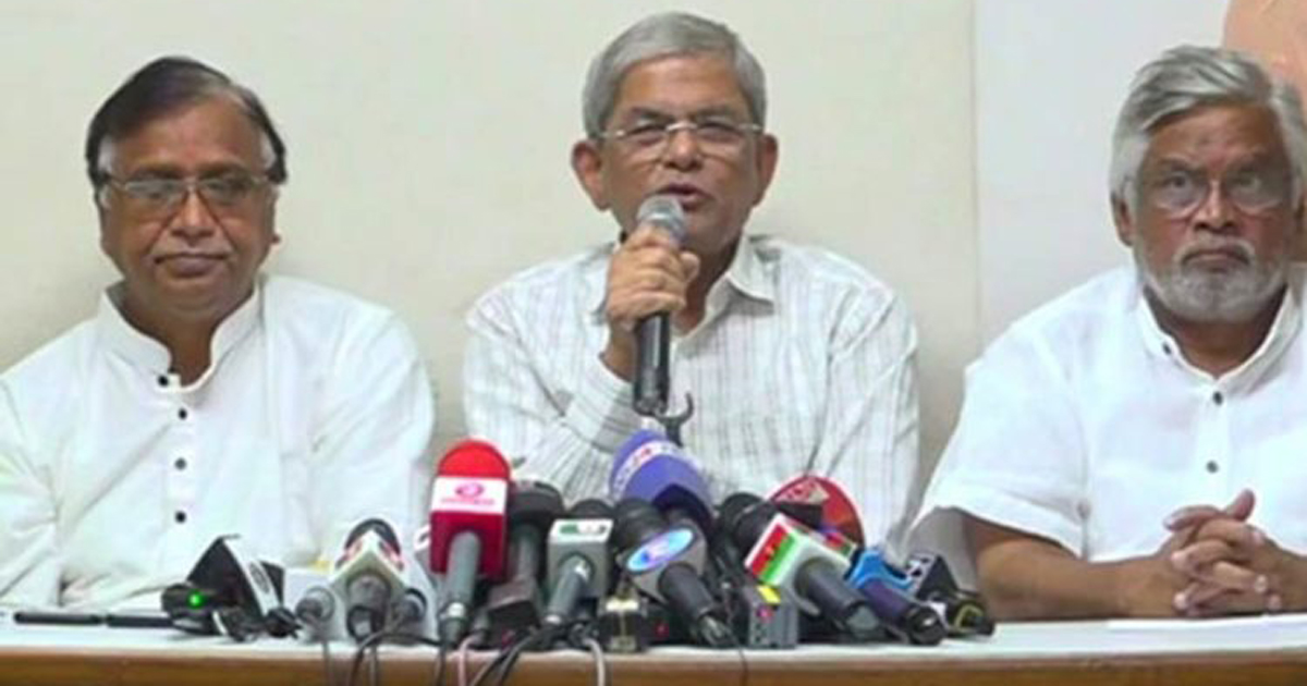 আওয়ামী লীগকে ক্ষমতায় রাখতে ১৫০ আসনে ইভিএমের সিদ্ধান্ত : ফখরুল