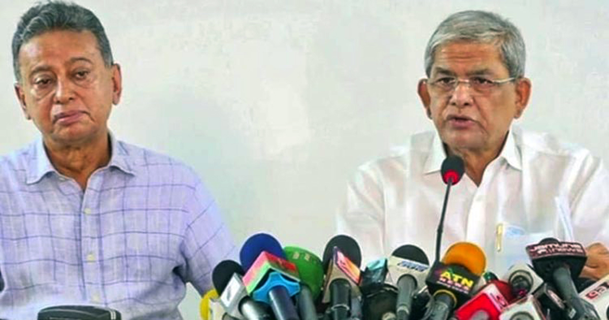 রোহিঙ্গা সমস্যা সমাধানে সরকার চরমভাবে ব্যর্থ: মির্জা ফখরুল