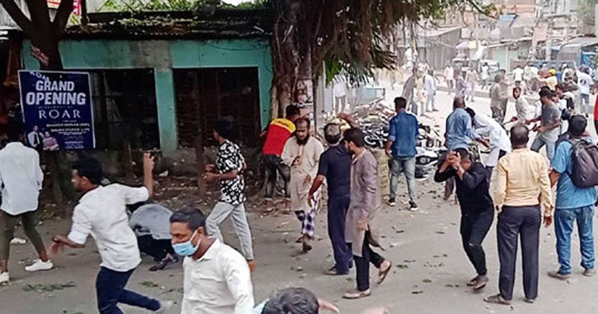 নারায়ণগঞ্জে পুলিশ-বিএনপি সংঘর্ষ