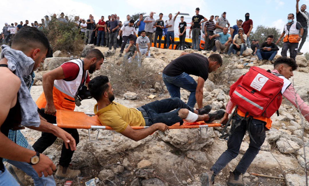 ইসরায়েলি বাহিনীর হামলায় ১৪৬ ফিলিস্তিনি আহত