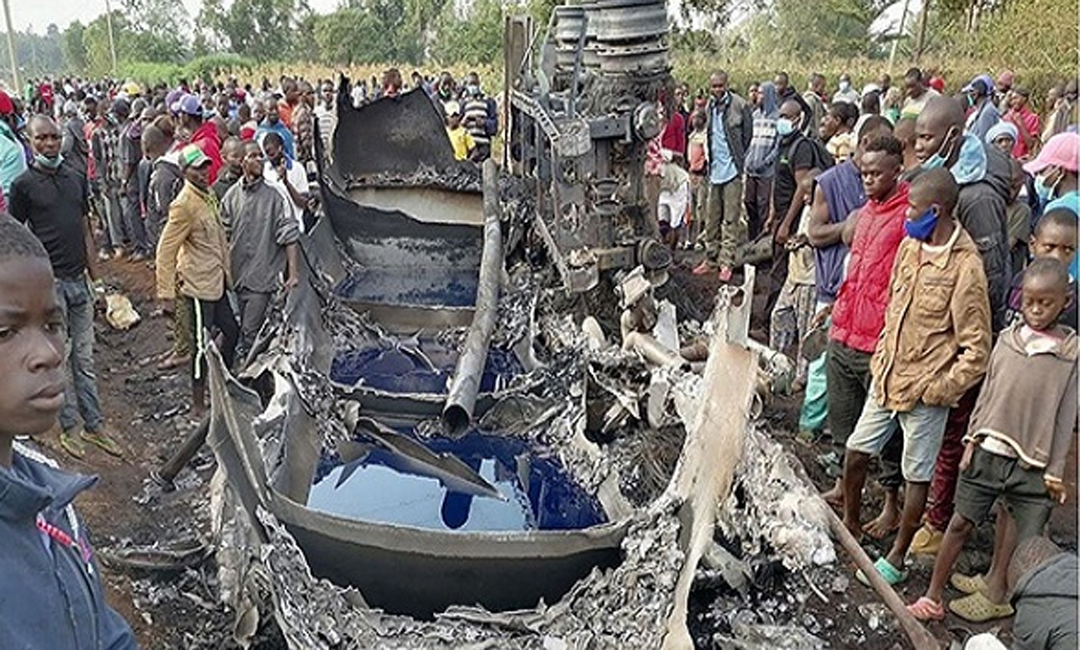 কেনিয়াতে তেল ট্যাংকার বিস্ফোরণে নিহত ১৩